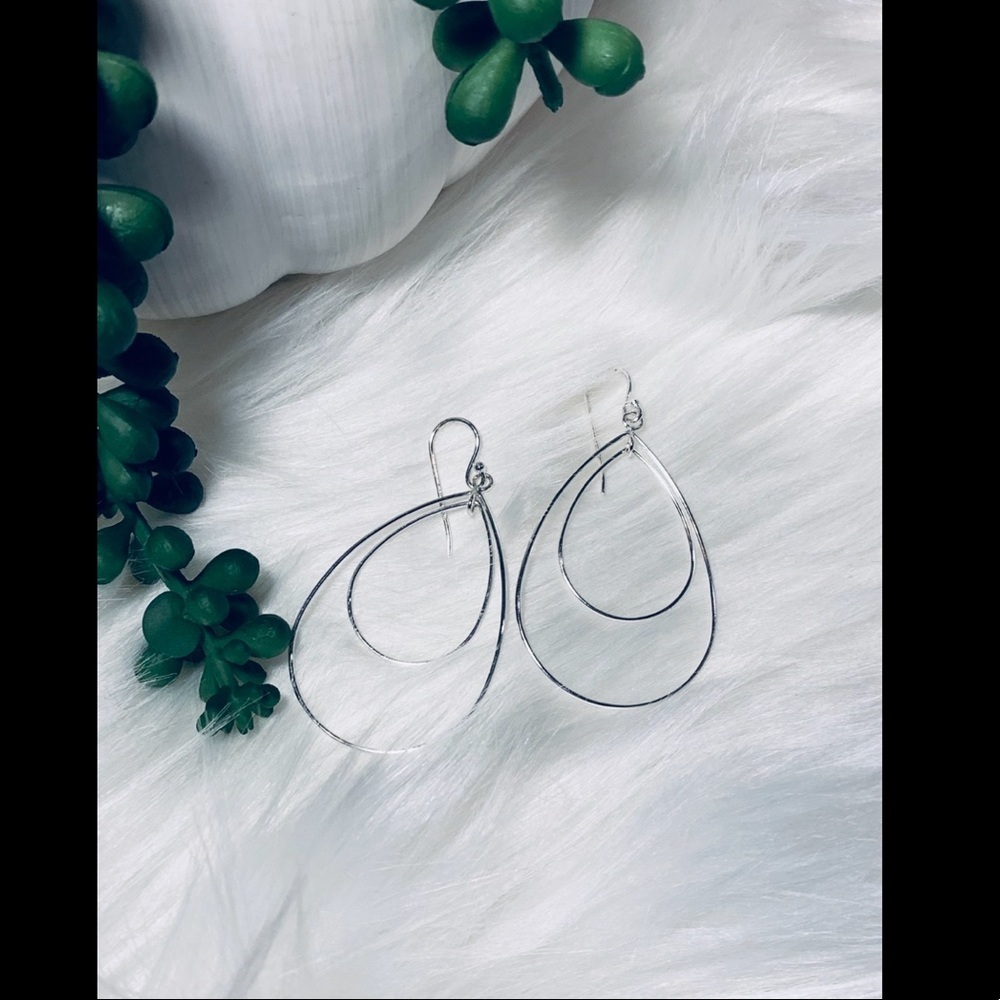 Napier Teardrop Dangle Earrings